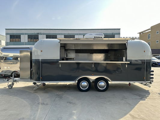 Airstream trailer, Big food trailer, Bbq airstream trailer